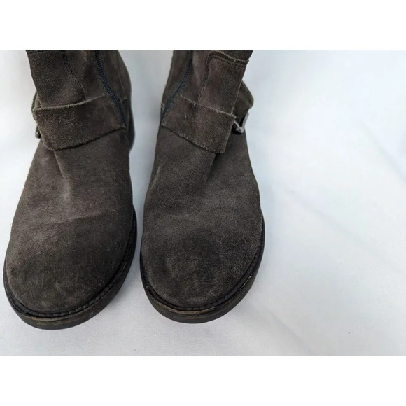 Alberto Fermani Brown Suede Leather Moto Motorcycle Riding Boots sz. US 8 EU 38 - Picture 6 of 16